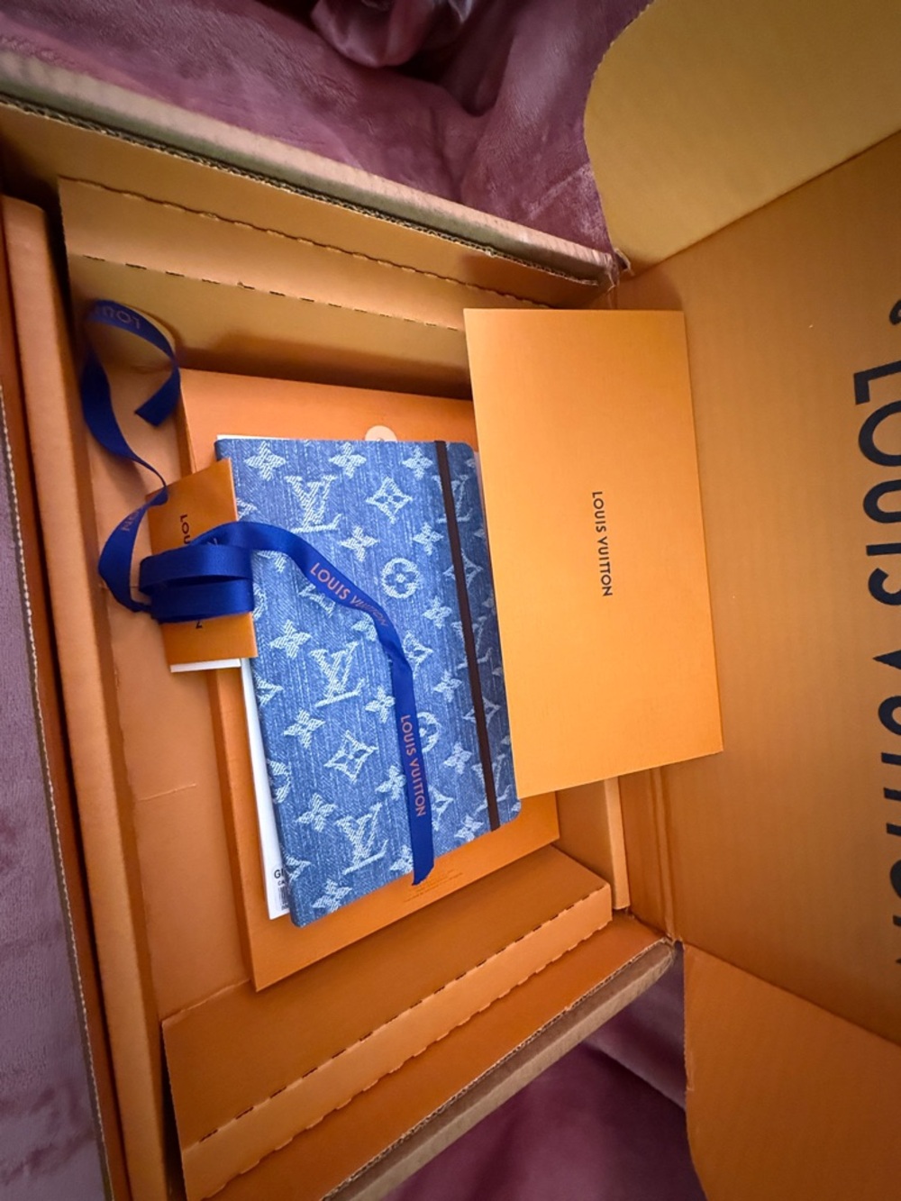 Limited Edition Louis Vuitton Jane Notebook MM Monogram Denim 📘 - Picture 14 of 15